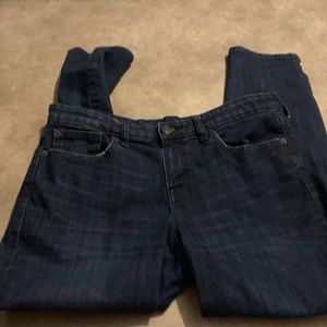 Dark blue jeans